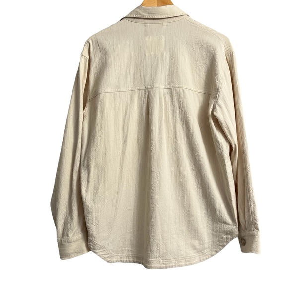 Gentle Fawn Nicholson Shacket Jacket Cream Size Medium - Picture 8 of 8